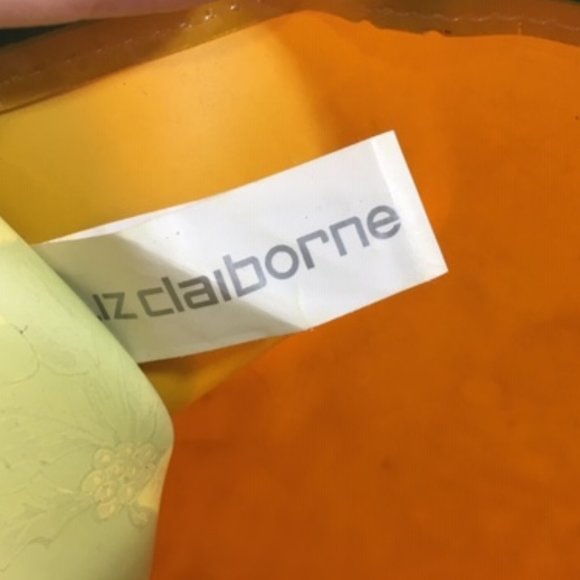 Liz Claiborne Vinyl Mini Merry Christmas Tote Bag 9x4x8 - Picture 7 of 12